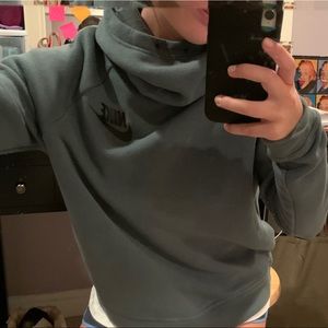 Blue/Green Nike Hoodie